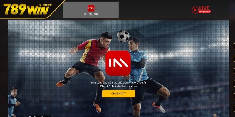Thể thao IM 789WIN | Khám phá sảnh cược thể thao hàng đầu 1 Giới thiệu sảnh game thể thao IM 789WIN