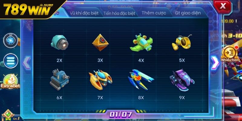 Bắn Cá Vũ Trụ 789WIN - Thế Giới Giải Trí Đầy Mê Hoặc 3 Hệ thống tiền thưởng hấp dẫn