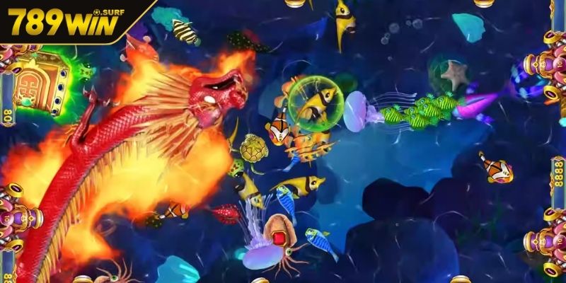 Bắn Cá Rồng Cùng Săn Hũ Vàng Khổng Lồ Dưới Đại Dương Kì Bí 2 Thiết kế đồ họa ấn tượng