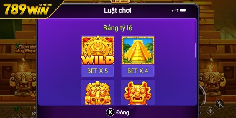 Thành Phố Vàng Maya 2 789WIN | Thế giới slot game xanh chín 3 Tỷ lệ trả thưởng, tiềm năng chiến thắng khi trải nghiệm game